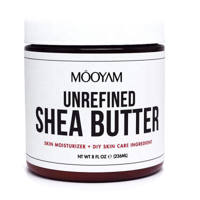 China Natural Vegan Shea Butter Moisturizing Nourishing Non-Greasy Unrefined Moisturizer Private Label Whipped Body Butter for sale