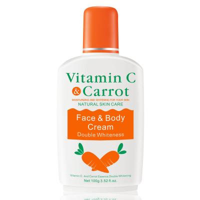 China Wholesale OEM Body Bleaching Cream Vitamin C Carrot Private Label Skin Whitening Whitening Body Lotion for sale