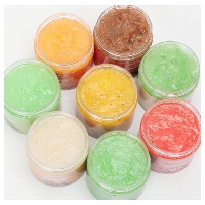 China Wholesale Private Label Exfoliator 2022 Hot Selling Natural Organic Exfolianting Whitening Moisturizing Fruit Sugar Body Scrub for sale