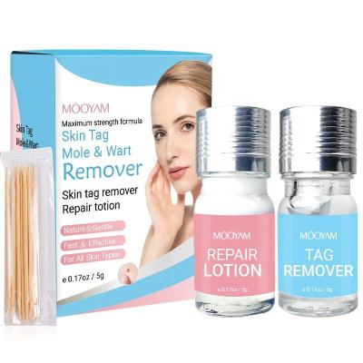 China Organic Liquid Serum Wart Treatment Set Mole Skin Tag Care and Wart Remover Tag Repair Lotion Skin Tag Remover 5ml Wart Remover for sale