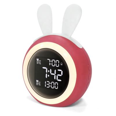 China Antique Style Home Deco Kids Alarm Clock Two Alarm Calendar Clock With Night Light for sale