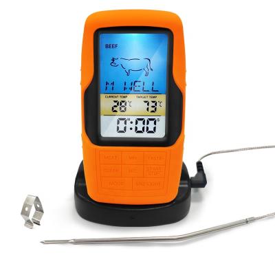 China Factory Wholesale Easily Cleaned Wireless Single Probe Digital BBQ Food Thermometer for sale