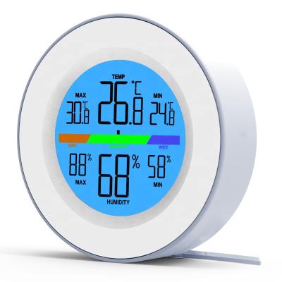 China Magnetic Antique Style And HangingThermometer Hygrometer Household Temperature Humidity Logger for sale