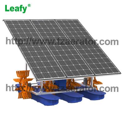 China Fish shrimp farming solar powered fish pond shrimp farm pond aerators solares airadores paddle wheel aireador 24v paddle wheel aerator etc. for sale