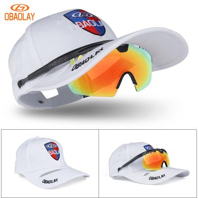 China Popular fashion sun hat sunglasses adjustable Custom Outdoor Anti UV Block out light and heat Women men Sun Hat Sunglasses for sale