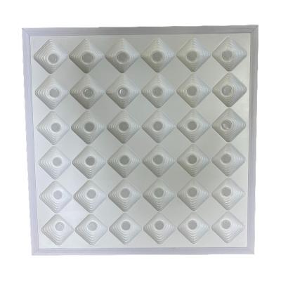 China Iron+PS 60x60 led backlight panel COB 96w 120w 140w 100lm/w high quality ceiling light led panel grill light for sale