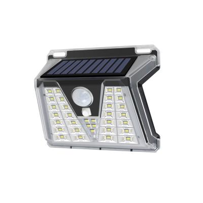 China Outdoor indoor outdoor yard waterproof solar led wall light ip65 with 33 led small solar wall light for sale