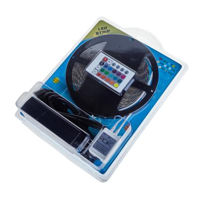 China Indoor SMD5050 LED Flexible Strip Light with Remote RGB IP65 Waterproof 12V for sale