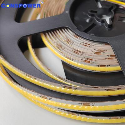 China Landscape LED Strip Light WW CW Color 24V Ra90 IP20 10mm Dual 608 LEDS/M Adjustable COB TDC Indoor LED Strip Light for sale