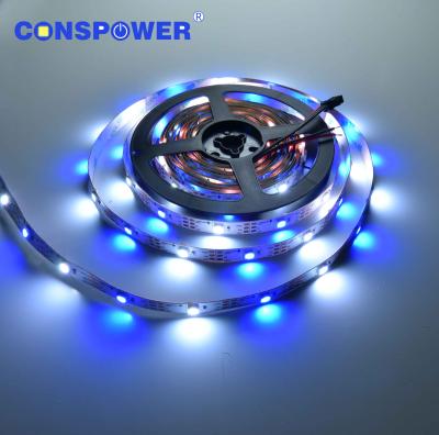 China Landscape RGB5050 Digital 5050RGB 5V RGB 5V Accessible Element IC SK6812 5050 WS2812B Color Strip Led Strip Manufacturer for sale