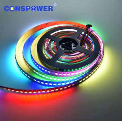 China Landscape RGB5050 Digital 5050RGB 5V RGB 5V Accessible RGB 144LEDS/M Element IC SK6812 5050 WS2812B Color Strip Led Strip Manufacturer for sale