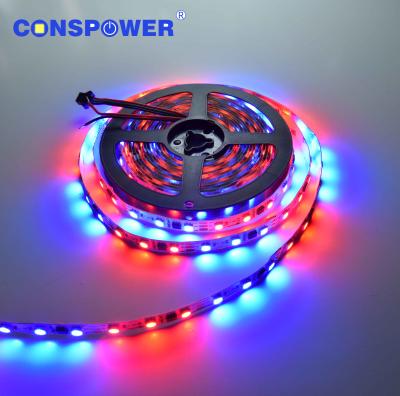 China Landscape LED Strip 60LEDS/M IC WS2811 5050RGB Magic Strip IP20 12V 10mmPCB for sale