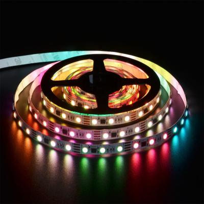 China Landscape 60LEDS DMX512 5050RGB LED Magic Strip IP20 24V 12mmPCB for sale