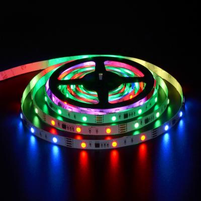 China Landscape 30LEDS GS8206 5050RGB LED Strip Breakpoint Magic Abstract IP20 12V 10mmPCB for sale