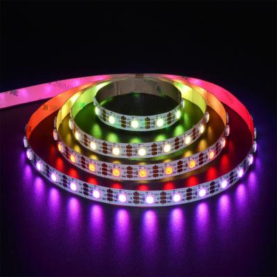 China Landscape 60LEDS SK6812 5050RGB LED Magic Strip IP20 5V 10mmPCB for sale