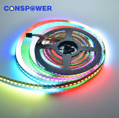 China Landscape LED Magic Integrated Accessible Strip 144LEDS/M Breakpoint Resume IC WS2815 5050RGB LED Strip IP20 12V 10mmPCB for sale