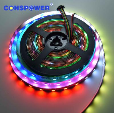 China Landscape LED Magic Integrated Accessible Strip 60LEDS/M Breakpoint Resume IC WS2815 5050RGB LED Strip IP20 12V 10mmPCB for sale