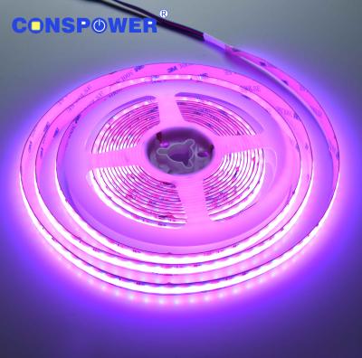 China Landscape Led Tape Light 24V 10W/M IP20 10mmPCB 420LEDS/M RGB COB LED Strip Led Indoor Light for sale