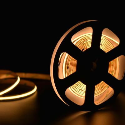 China Landscape IP20 Ra90 8mm White COB 480LEDS Strip 12/24V 5W 10W 15W for sale