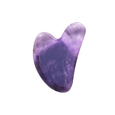 China Face Lift Board Facial Massager Tool Heart Shape Jade Gua Sha Stone Custom Logo Wholesale 100% Natural Face Healthcare Massage Acepptable for sale