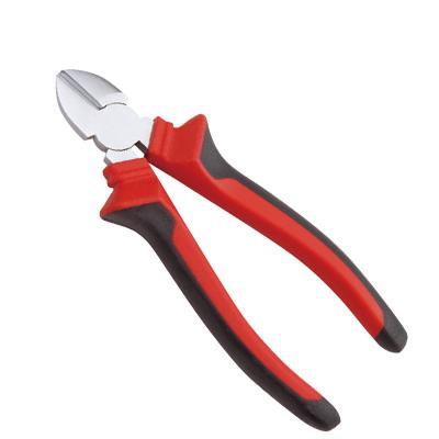 China POWERTEC Cutting 6 7 8 Inch Round Nose Diagonal Mark Cutting Pliers for sale