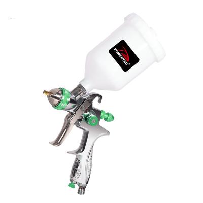 China Paint spray gun POWERTEC airless hvlp double nozzle spray gun for sale