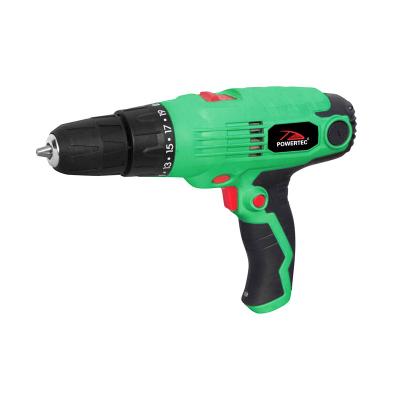 China POWERTEC 320W Electric Drill 10MM Power Hand Drill Home Wood Drill Machine Tool for sale