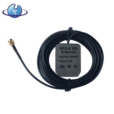 China Strong Star Fast Signal Monitoring Navigator Antenna SMA Straight Head 3m Vehicle Positioning GPS Antenna AK255 for sale