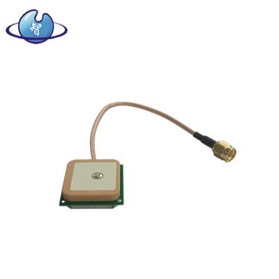 China Free Sample High Precision Passive RFID Reader 25*25*4 UHF Ceramic Antenna AK355 for sale