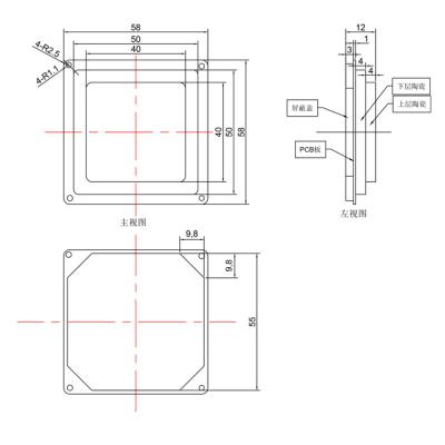 China High Precision GPS L1L2 Beidou B1B2GLONASS Galileo E1 e5b F9P Active Gauge Antenna AK622 for sale