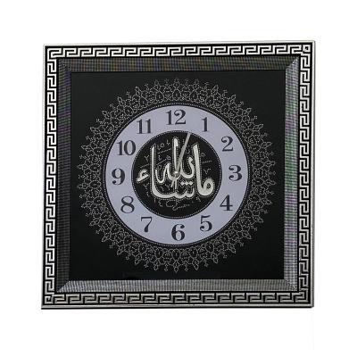 China Diamond Allah Mohammad Gold Frame Muslim Islamic Home Decor Ayah in Arabic Picture Wall Frame for sale