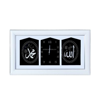 China Diamond Muslim Diamond Decoration 3 Design In 1 Clock View For Hotel Lounge for sale