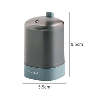 China Creative Automatic Squeezing Holder Stored High Quality Home Toothpick Storage Box Toothpick Holder for sale