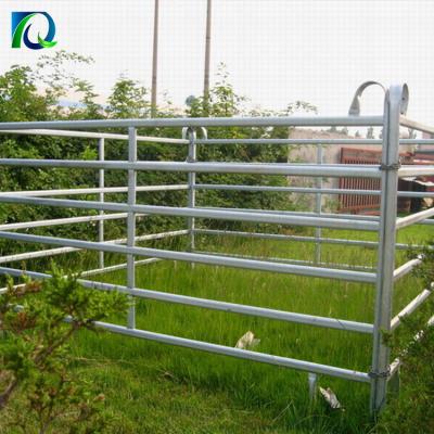 China Factory Price Easily Assembled Removable Sliver Metal Tube Sheep Panel Goat Fence Panel For Farm for sale