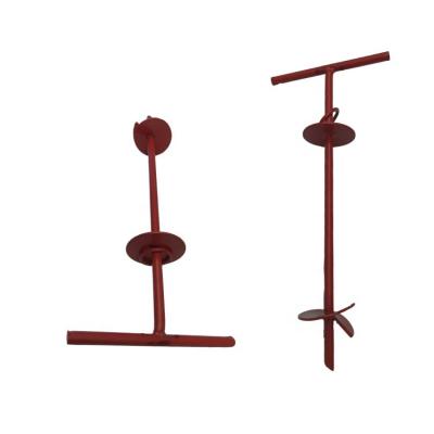 China For Vineyard Red Powder Coated Ground Anchor Ground Anchor For Dog for sale