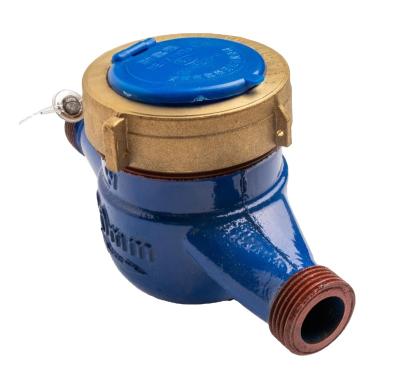 China 50/25 Multi jet Dry type mechanical water meter rotary vane cold water meter for sale