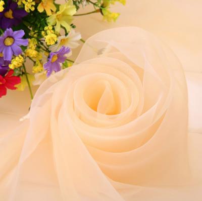 China Polyester organza for KAIYA decoration/wedding fabric for sale