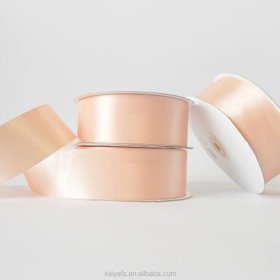 China Sustainable Wholesale Gift Box Packaging Polyester Satin Ribbon for sale