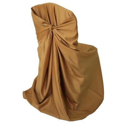 China Factory Price Large Quality Satin Disposable Luxury Spandex Ruched Chair Covers Chair Cover Spandex for sale