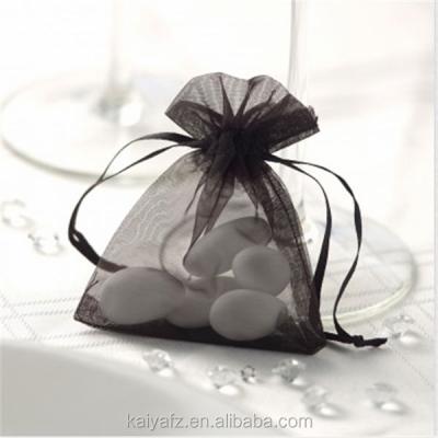 China Hot Sale Recyclable Many Colors 3x4 Inches High Density Sheer Organza Bag / Party Bag for sale