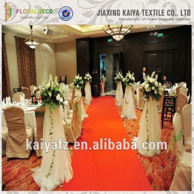 China background the cheap wedding decoration of pretty entrance sheer organza for sale