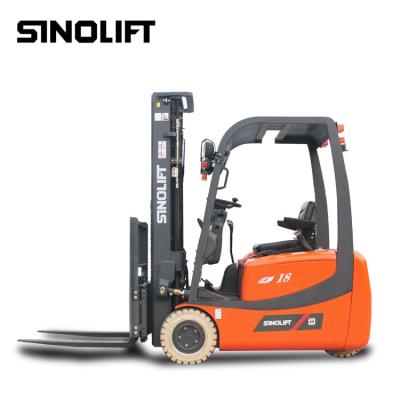 China Building Material Shops Sinolift CPDS Three Wheels AC Electric Forklift for sale