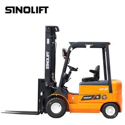 China Building Material Stores Sinolift CPD-J Series Four Wheels 1-3T Electric Forklift for sale