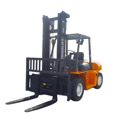 China Construction Material Stores CPCD60-W Ton Diesel Forklift In Heavy Industrial Environments for sale