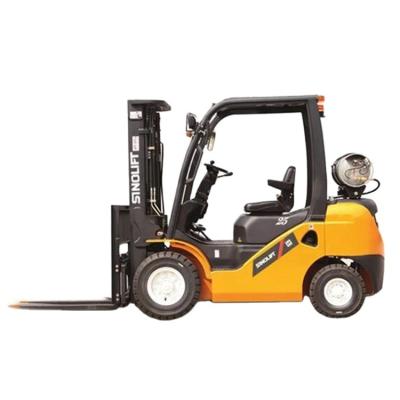 China Building Material Shops SINOLIFT Configuration G Series 2T 2.5T 3T Dual Fuel High Level Forklift for sale