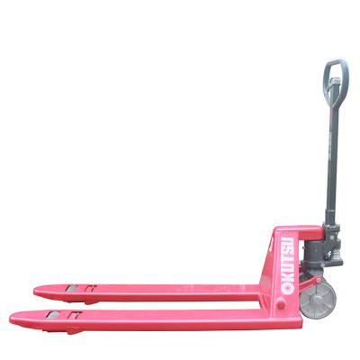 China New NPL OKUTSU 2018 Series Hydraulic Customized Low Profile Manual Pallet Truck 1000/2500kg for sale