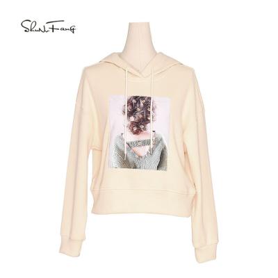 China Wholesale Shunvfang QUICK DRY Sweater Hoodies For Women Cheap Blank Cotton Hoodie Unisex 100% Custom Printing for sale