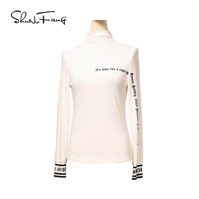 China New Design Anti-pilling Girls' Autumn Winter High Neck Turtleneck Sweater Slim Fit Women's Sweater For Women for sale