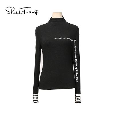 China Custom Organic Cashmere Anti-pilling Women's Sweater Pullover Winter Knit Half Turtle Neck Sweater for sale