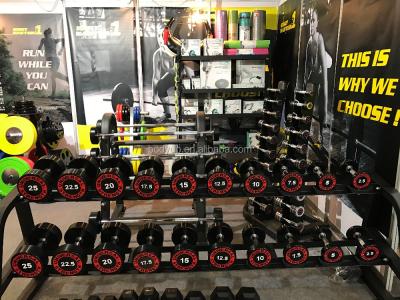 China Steel& PU Poly Urethane Coated Dumbbell for sale